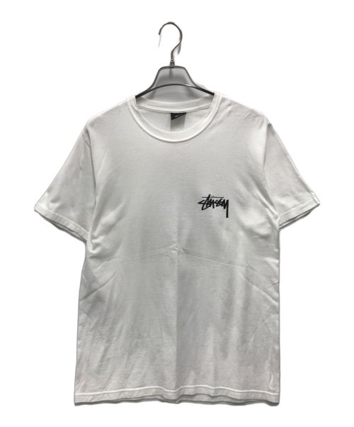 stussy（ステューシー）stussy (ステューシー) プリントTシャツ ホワイト サイズ:Mの古着・服飾アイテム
