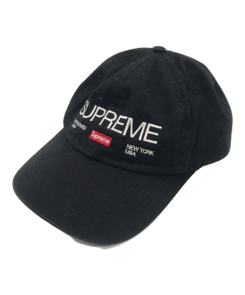 SUPREME（シュプリーム）Supreme (シュプリーム) Est. 1994 6-Panel CAP ブラックの古着・服飾アイテム