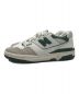 NEW BALANCE (ニューバランス) ローカットスニーカー ホワイト×グリーン サイズ:27.5cm：8000円