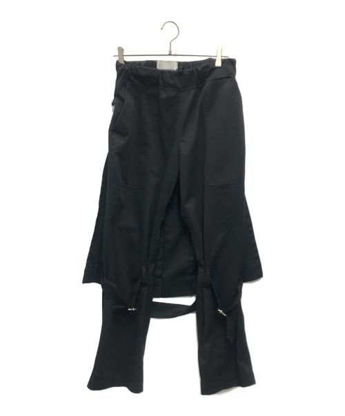 SHINICHISUMINO（シンイチ スミノ）SHINICHISUMINO (シンイチ スミノ) ボンテ―ジパンツ ブラック サイズ:記載なしの古着・服飾アイテム