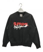 SUPREME×YOHJI YAMAMOTOシュプリーム×ヨウジヤマモト）の古着「Crewneck Sweatshirt」｜ブラック