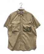 THE NORTH FACEザ ノース フェイス）の古着「Polyester Linen Field H/S Shirt」｜ベージュ