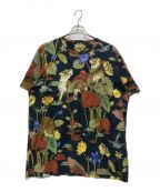 ETROエトロ）の古着「Tiger And Water Lily Print T-shirts」｜マルチカラー