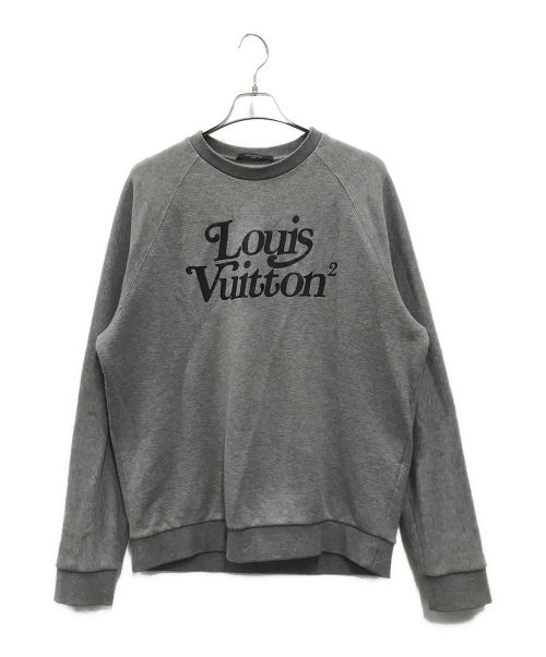 LOUIS VUITTON（ルイ ヴィトン）LOUIS VUITTON (ルイ ヴィトン) NIGO (二ゴー) Squared LV Sweatshirt グレー サイズ:Lの古着・服飾アイテム