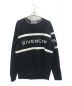 GIVENCHY（ジバンシィ）の古着「ロゴ刺繍スウェット」｜ホワイト×ブラック