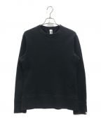 LOOPWHEELER×BEAMS PLUSループウィラー×ビームスプラス）の古着「別注 Athletic Crew Neck Sweat」｜ブラック