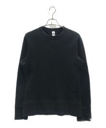 LOOPWHEELER×BEAMS PLUS（ループウィラー×ビームスプラス）の古着「別注 Athletic Crew Neck Sweat」｜ブラック