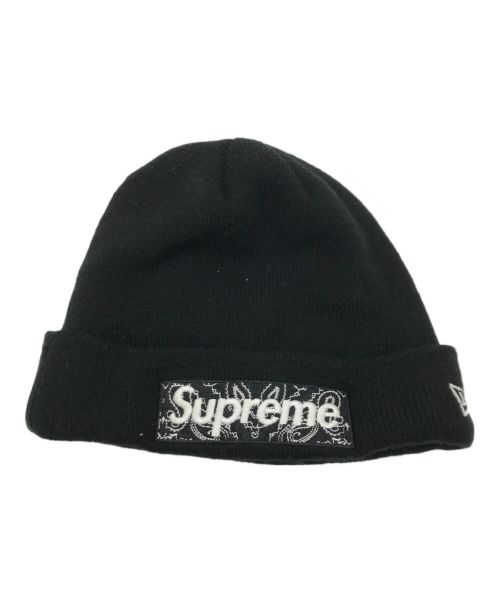 SUPREME（シュプリーム）SUPREME (シュプリーム) bandana box logo beanie ブラックの古着・服飾アイテム