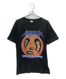 AN INCREDIBLE（ー）の古着「ANTHRAX STATE OF EUPHORIA TEE」｜ブラック