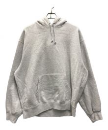 SUPREME（シュプリーム）の古着「Satin Applique Hooded Sweatshirt」｜グレー