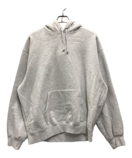 SUPREME（シュプリーム）Supreme (シュプリーム) Satin Applique Hooded Sweatshirt グレー サイズ:Lの古着・服飾アイテム