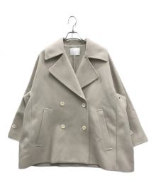 RITO（リト）の古着「SHORT TENTCOAT WITH LEATHERSTRAP」｜ベージュ