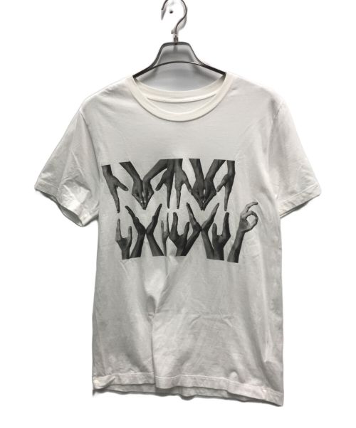 MM6 Maison Margiela（エムエムシックス メゾンマルジェラ）MM6 Maison Margiela (エムエムシックス メゾンマルジェラ) PRINTED T-SHIRT ホワイト サイズ:Sの古着・服飾アイテム