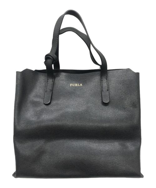 FURLA（フルラ）FURLA (フルラ) SALLY S  ハンドバッグ ブラックの古着・服飾アイテム