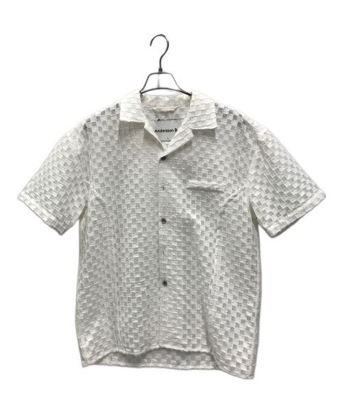 ANDERSSON BELL（アンダースンベル）Andersson Bell (アンダースンベル) SHEER OPEN COLOR SHIRT ホワイト サイズ:Lの古着・服飾アイテム