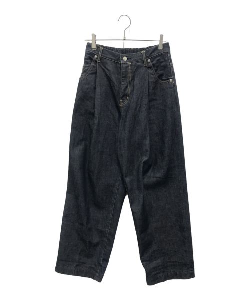 NEON SIGN（ネオンサイン）NEON SIGN (ネオンサイン) Wide Denim SLACKS インディゴ サイズ:44の古着・服飾アイテム