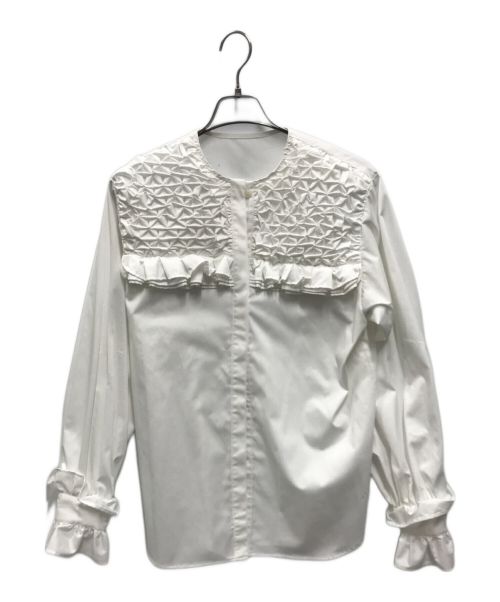 rosy monster（ロージーモンスター）rosy monster (ロージーモンスター) honeycomb blouse ホワイト サイズ:FREEの古着・服飾アイテム