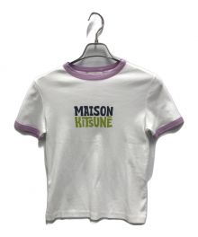 maison kitsune（メゾンキツネ）の古着「RINGER TEE」｜ホワイト