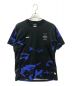 F.C.R.B. (エフシーアールビー) CAMOUFLAGE TRAINING S/S TOP & SHORTS ブラック×ブルー サイズ:L：15000円