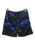 中古・古着 F.C.R.B. (エフシーアールビー) CAMOUFLAGE TRAINING S/S TOP & SHORTS ブラック×ブルー サイズ:L：15000円