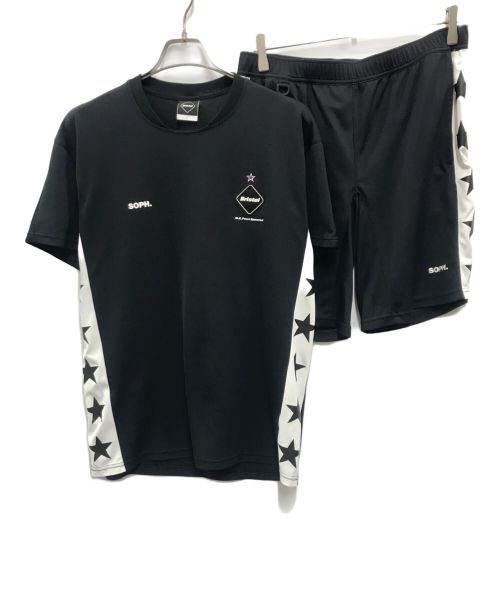 F.C.R.B.（エフシーアールビー）F.C.R.B. (エフシーアールビー) STAR TRAINING TOP & SHORTS ブラック サイズ:Lの古着・服飾アイテム