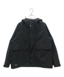 MIZUNO×MARGARET HOWELL（ミズノ×マーガレットハウエル）の古着「GORE-TEX WATER PROOFED POLYESTER POPLIN」｜ブラック