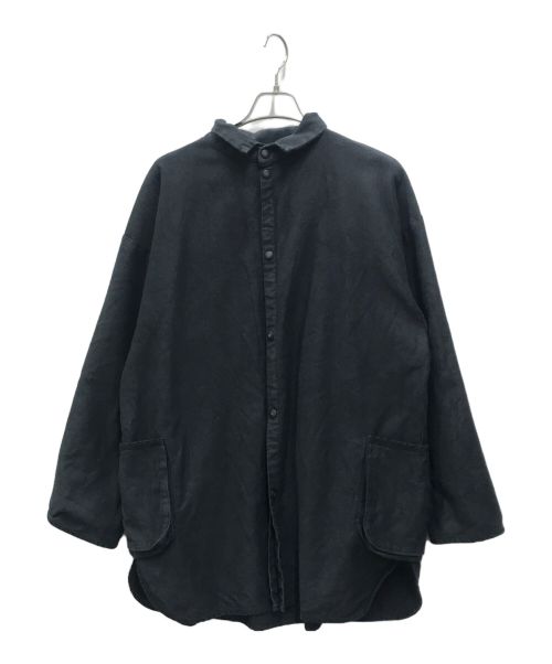 Porter Classic（ポータークラシック）Porter Classic (ポータークラシック) MOLESKIN SHIRT JACKET ブラック サイズ:3の古着・服飾アイテム