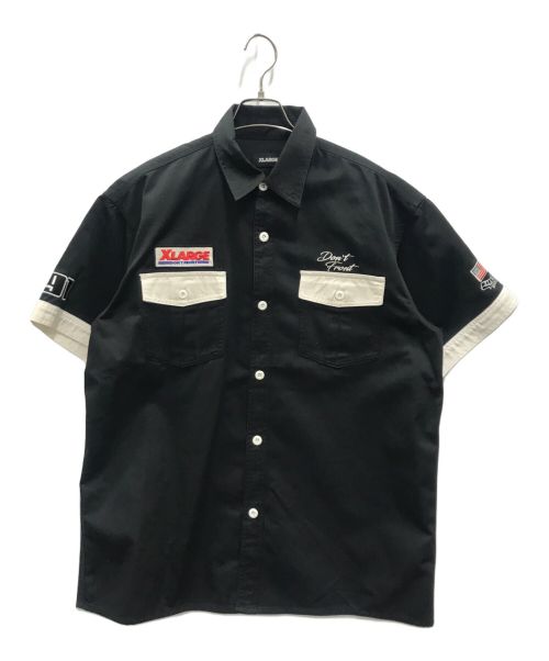 X-LARGE（エクストララージ）X-LARGE (エクストララージ) PIT S/S SHIRT ブラック サイズ:Lの古着・服飾アイテム