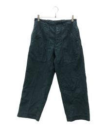 YOKE（ヨーク）の古着「GARMENT DYE WORK PANTS」｜グリーン