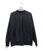 DAIWA PIER39ダイワ ピア39）の古着「L/S SWEAT STRETCH CREW」｜ネイビー