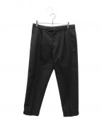 BEAMS+ビームスプラス）の古着「Dark Check 1 Pleats Travel Trousers」｜ブラウン