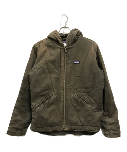 Patagonia（パタゴニア）Patagonia (パタゴニア) Lined Canvas Hoody ブラウン サイズ:Sの古着・服飾アイテム