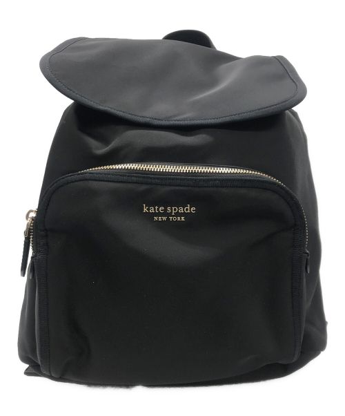 Kate Spade（ケイトスペード）Kate Spade (ケイトスペード) ナイロンリュック ブラックの古着・服飾アイテム