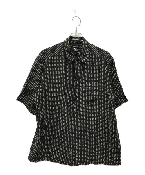 Claiborne（クレイボーン）Claiborne (クレイボーン) 半袖シャツ ブラック サイズ:Lの古着・服飾アイテム