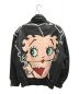 MAZIAR LEATHER GALLERY (-) [古着]　BETTY BOOP patch レザージャケット ブラック サイズ:SIZE FREE：25000円