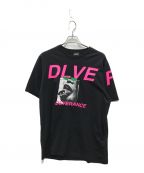 DIESELディーゼル）の古着「DLVERANCEプリントTシャツ」｜ブラック