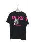 DIESEL（ディーゼル）の古着「DLVERANCEプリントTシャツ」｜ブラック