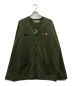 A BATHING APE（アベイシングエイプ）の古着「Embroidery Shaggy Knit Cardigan」｜グリーン