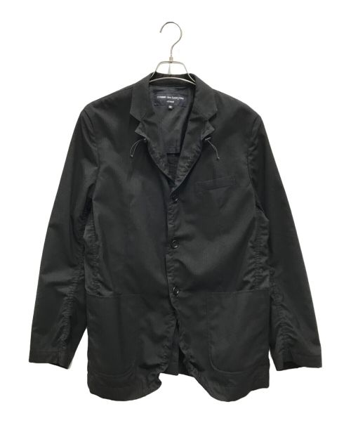 COMME des GARCONS HOMME（コムデギャルソン オム）COMME des GARCONS HOMME (コムデギャルソン オム) ギャザーデザイン ジャケット ブラック サイズ:Mの古着・服飾アイテム