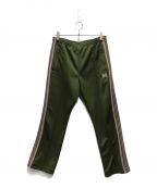 Needlesニードルズ）の古着「NARROW TRACK PANTS POLYESTER SMOOTH」｜オリーブ