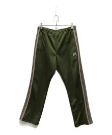 Needles（ニードルズ）の古着「NARROW TRACK PANTS POLYESTER SMOOTH」｜オリーブ