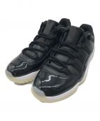 NIKEナイキ）の古着「AIR JORDAN 11 RETRO LOW」｜ブラック