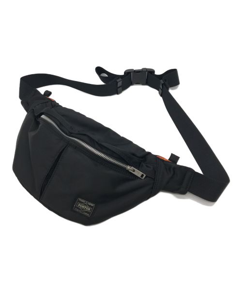 PORTER（ポーター）PORTER (ポーター) WAIST BAG ブラックの古着・服飾アイテム