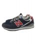 NEW BALANCE (ニューバランス) ローカットスニーカー ネイビー サイズ:24.5cm：5000円