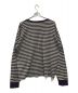 Needles (ニードルズ) L/S Crew Neck Tee - Cotton Stripe Jersey パープル×ベージュ サイズ:XL：7000円