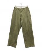 E.TAUTZイートーツ）の古着「CORE FIELD TROUSERS DENIM」｜グリーン