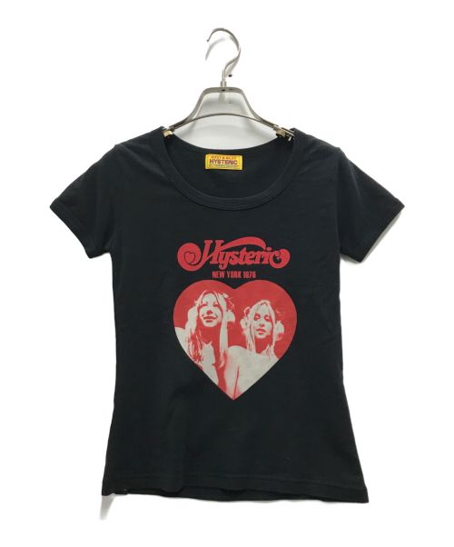 Hysteric Glamour（ヒステリックグラマー）Hysteric Glamour (ヒステリックグラマー) HYSTERIC HEART チビTシャツ ブラック サイズ:FREEの古着・服飾アイテム