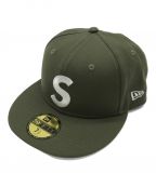 New Era×SUPREMEニューエラ×シュプリーム）の古着「JESUS PIECE S LOGO」｜カーキ