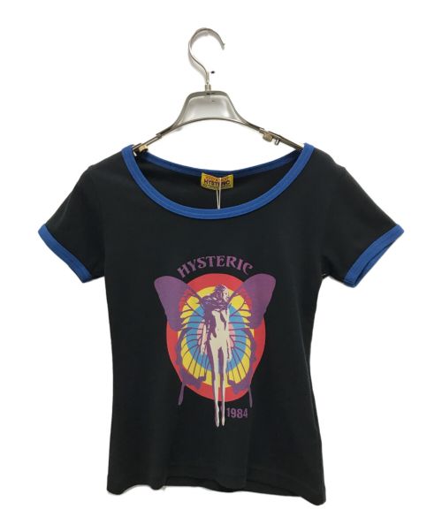 Hysteric Glamour（ヒステリックグラマー）Hysteric Glamour (ヒステリックグラマー) HYSTERIC BUTTERFLY チビTシャツ ブラック サイズ:FREEの古着・服飾アイテム