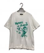 Hysteric Glamourヒステリックグラマー）の古着「KISSIN' HYSTERIC Tシャツ」｜ホワイト